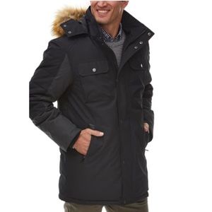 Rainforest Men’s Oxford Nylon Thermoluxe Filled Parka Size XL